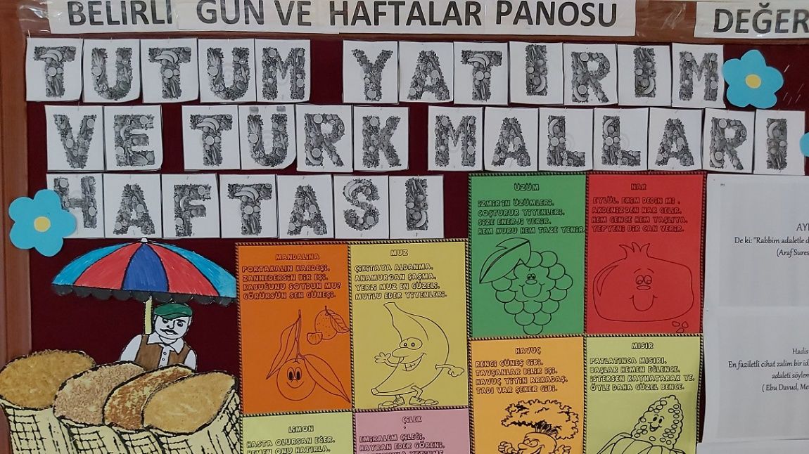  Tutum, Yatırım ve Türk Malları Haftası (12-18 Aralık)